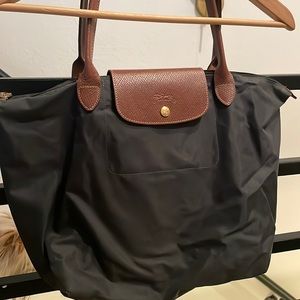 Le Pliage Large Nylon Shoulder Tote Bag